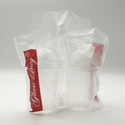 Glass Bag Coffe Carrying Bags For 2 Cups 100pcs