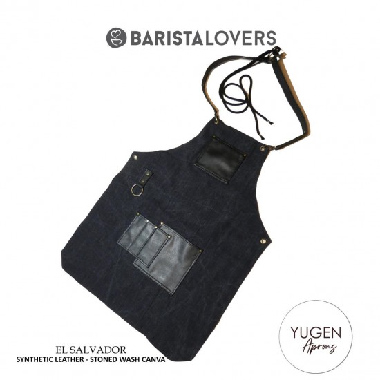 Barista Lovers Aprons “El Salvador” Ποδιά Premium Αντοχής Διπλού Καμβά