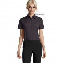 Sol's Escape Women's Short Sleeve Poplin Shirt