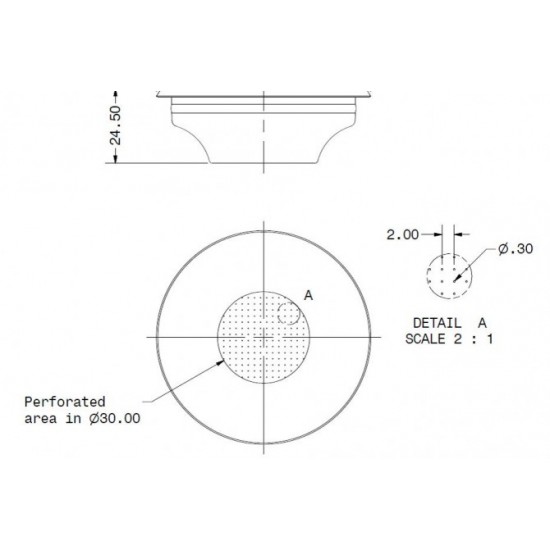 IMS Φίλτρο Καφέ Ακριβείας 6/8gr Η24.5 