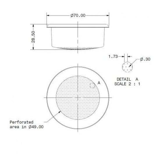 IMS Φίλτρο Για Κλείστρο Ακριβείας 18/22gr Η28.5IMS Φίλτρο Για Κλείστρο Ακριβείας 18/22gr Η28.5