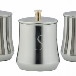 Metallurgica Motta 3700 Σετ Καφέ - Ζάχαρη - Αλάτι 600gr