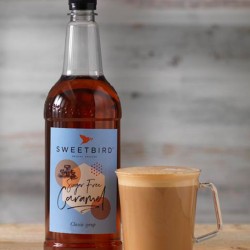 Sweetbird Caramel Syrup Sugar Free 1L