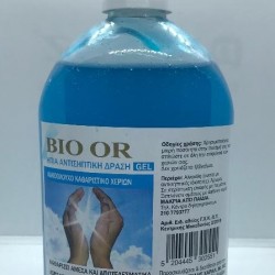 Bio Or Gel Ήπιο Αντισηπτικό Αλκοολούχο Καθαριστικό Χεριών 500ml