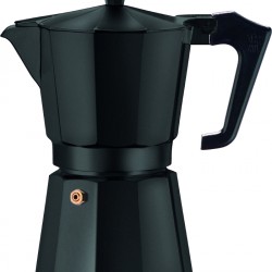 Pezzetti Italexpress Moka Espresso Coffeemaker 1 Cup Black
