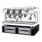 Ronda Coffee Cube Συρταριέρα για μηχανή espresso