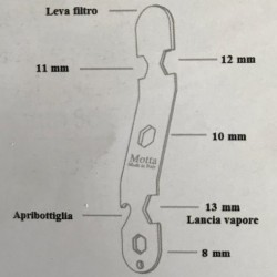 Metallurgica Motta 4800/00 Barista key