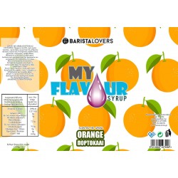 My Flavour Σιρόπι Πορτοκάλι 1lt
