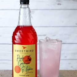 Sweetbird Pink Guava & Lime Lemonade Syrup 1L