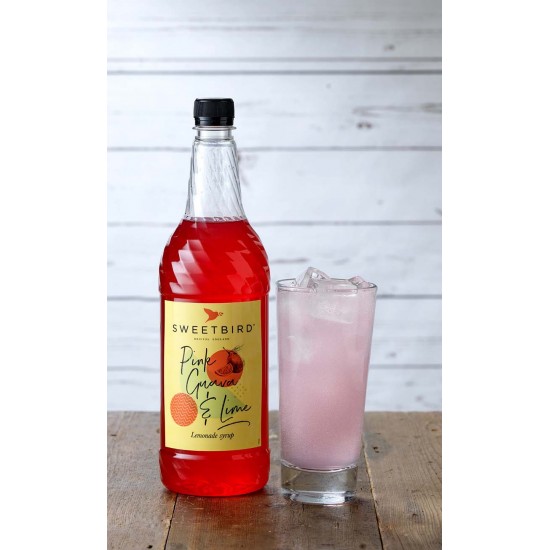 Sweetbird Pink Guava & Lime Lemonade Syrup 1L