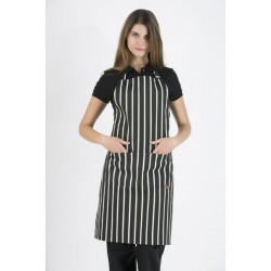 New Collections Striped Apron P400