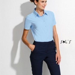 Sol's Elite Women's Oxford Short Sleeve Shirt