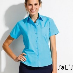 Sol's Escape Women's Short Sleeve Poplin Shirt