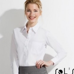 Sol's Executive Women's Long Sleeve Poplin Shirt
