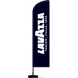 Lavazza Flag Flying 3m without base