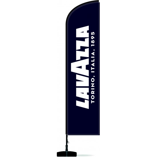 Lavazza Σημαία Flying Με Βάση 5m