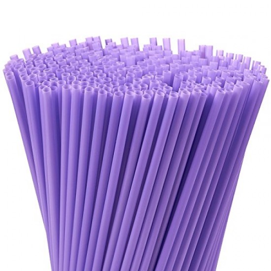Purple Plastic Straws 1000pcs Purple Plastic Straws 1000pcs