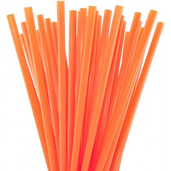 Orange Plastic Straws 1000pcs Orange Plastic Straws 1000pcs