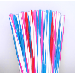 Colourful Plastic Straws 1000pcs