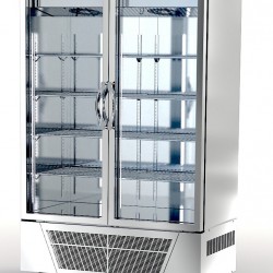 Ψυγείο Βιτρίνα Θάλαμος Συντήρησης Με Δύο Πόρτες Inox