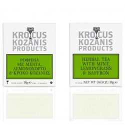 Krocus Kozanis Ρόφημα με Μέντα, Λεμονόχορτο & Κρόκο Κοζάνης