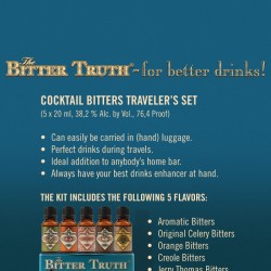 Bitter Truth Cocktail Bitters Traveler’s Set