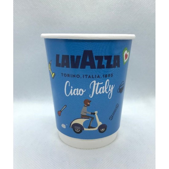 Χάρτινο Ποτήρι Lavazza Ciao Italy 8oz 20 τεμ.