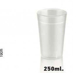 Ποτήρι Polycarbonate Αμμοβολής 250ml