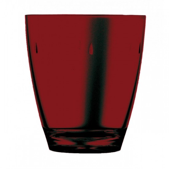 Ποτήρι Polycarbonate  "Κόκκινο" Διάφανο