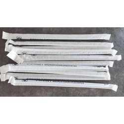 PP Reusable Freddo Wrapped Straws 180x4x500