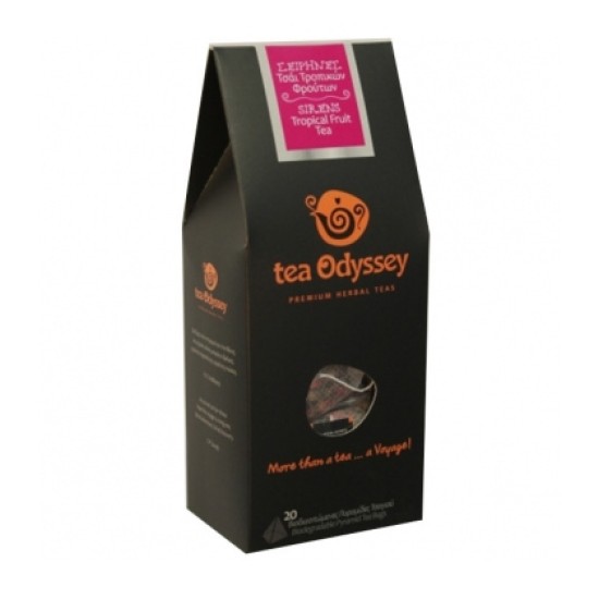 Tea Odyssey Sirens Tea - Hibiscus With Tropical Fruits - Pack 20pcs.