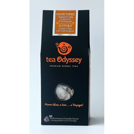 Tea Odyssey Suitors - Green Tea With Fruits and Spices - Pack 20τμχ.
