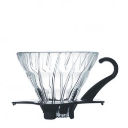 Hario Glass Coffee Dripper V60 01 Black