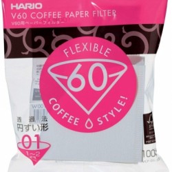 Hario Paper Filters 01 white 100τμχ