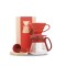 Hario V60 Colour Dripper & Pot Red