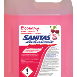 Sanitas Pro Υγρό Γενικού Καθαρισμού Economy - Κεράσι 4L