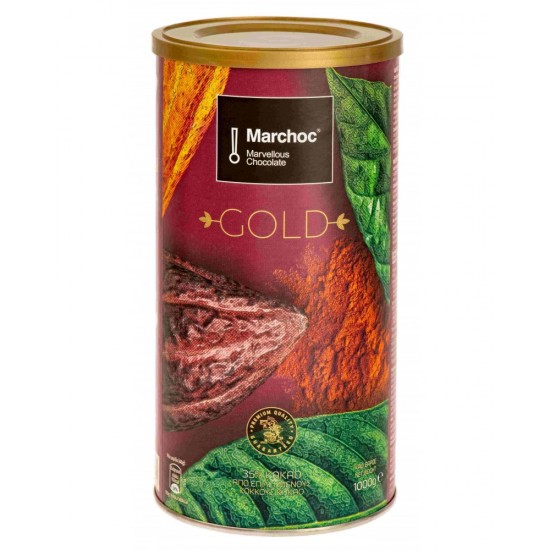 Marchoc Chocolate Gold 35% Cocoa 1Kg Marchoc Chocolate Gold 35% Cocoa 1Kg