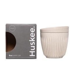 Huskee Cup&Lid Natural 6oz