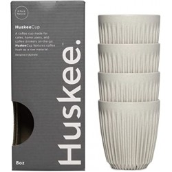 Huskee Cup Natural 8oz 4 τμχ