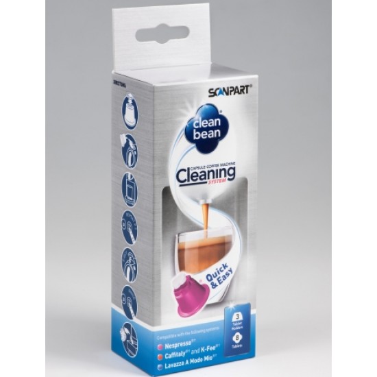 Cafetto Clean Bean Tablets 8τμχ