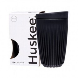 Huskee Cup&Lid Charcoal 12oz