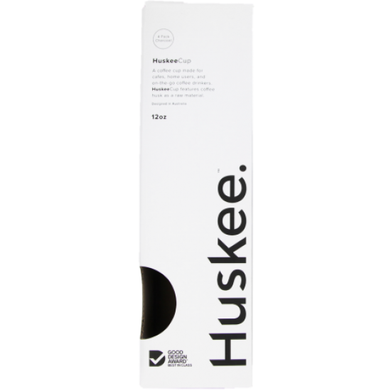 Huskee Cup Charcoal 12oz 4 τμχ