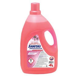 Sanitas Pro Υγρό Γενικού Καθαρισμού - Μπουκέτο Λουλουδιών 4L