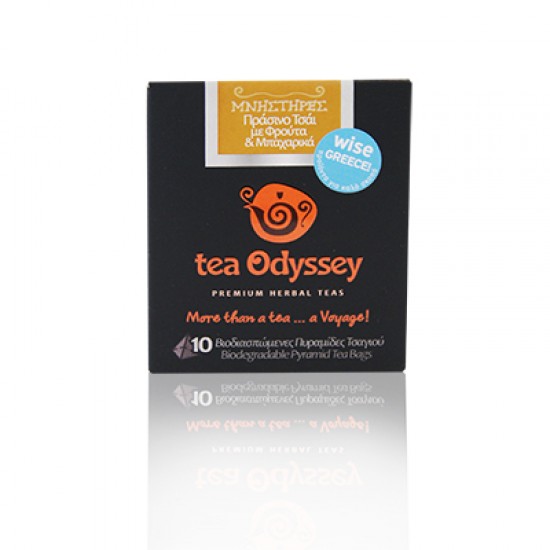 Tea Odyssey Τσάι Μνηστήρες - Πράσινο Τσαι Με Φρούτα & Μπαχαρικά 10 τεμ.