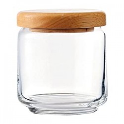 Ocean Pop Jar With Wooden Lid 500 ml