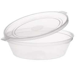 Plastic PP Bowl With Lid 180ml 50 pcs.