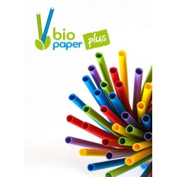 Bio Paper Plus Χάρτινο Freddo Καλαμάκι 500τμχ