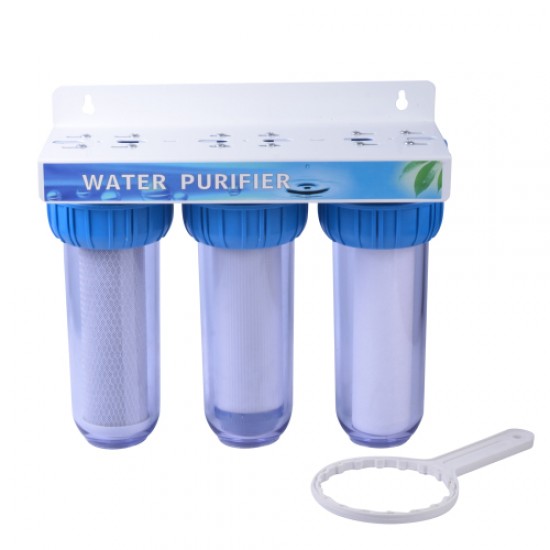 Central Supply Filter Triple QWH3 10″-1/2″+ filters QW 5μm Central Supply Filter Triple QWH3 10″-1/2″+ filters QW 5μm
