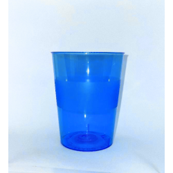 Plastic Crystal Glass For Party Blue 10 pcs
