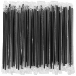 Reusable Straight Drinking Straws (Ανακυκλωμένο Καλαμάκι Φρεντο Ατομικά Τυλιγμένο)